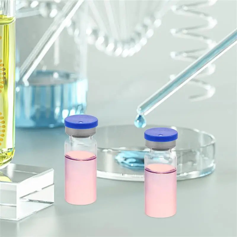 20pcs 10ml Clear Glass Vials with Caps – Sample Bottle Set Glass Sample Vials PLUSH