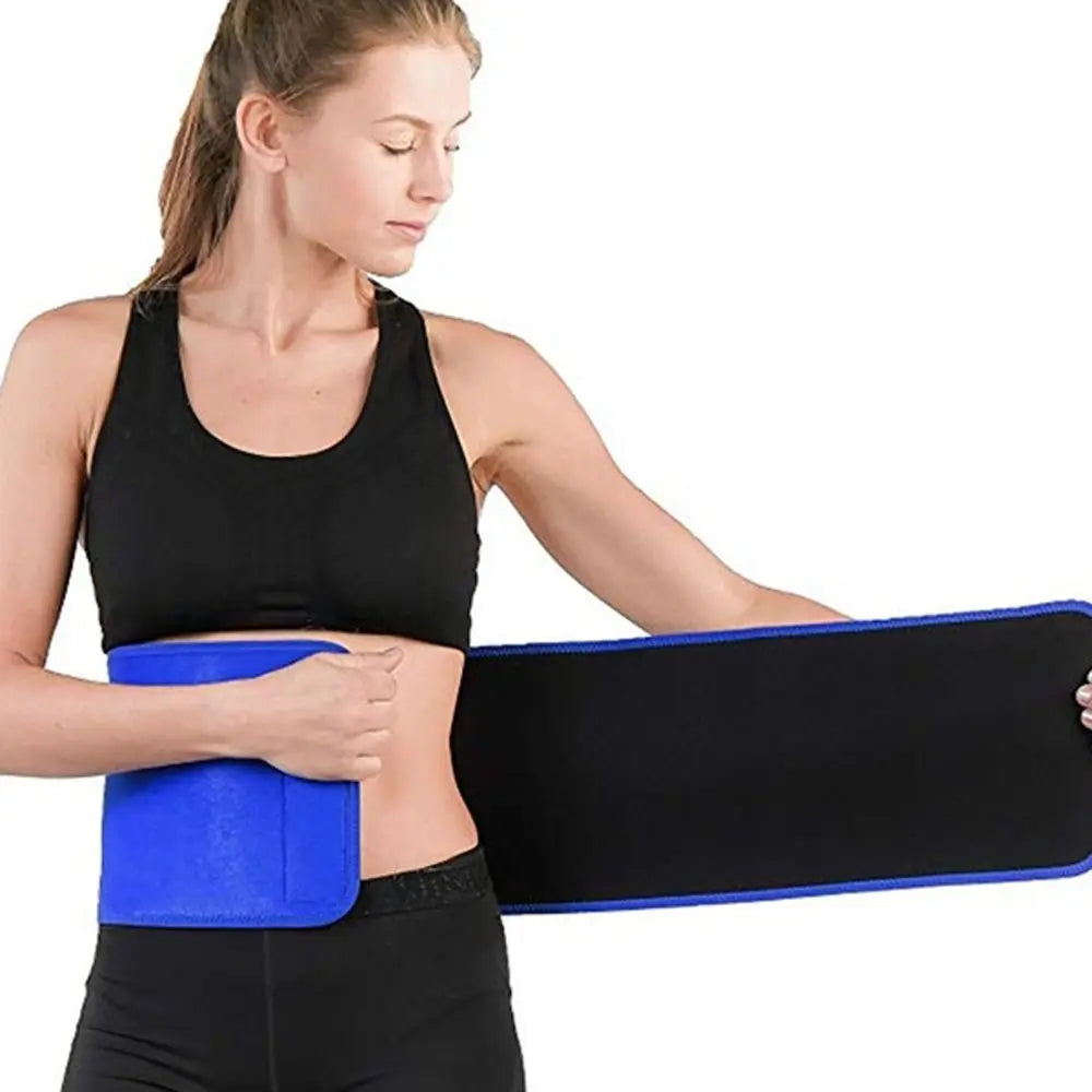 Waist Trimmer Belt – Sweat Body Wrap & Core Support Band Waist Trimmer Belt PLUSH