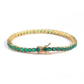 Waterproof Colorful Rhinestone Crystal Bangle Bracelet Rhinestone Bangle Bracelet PLUSH Style 7