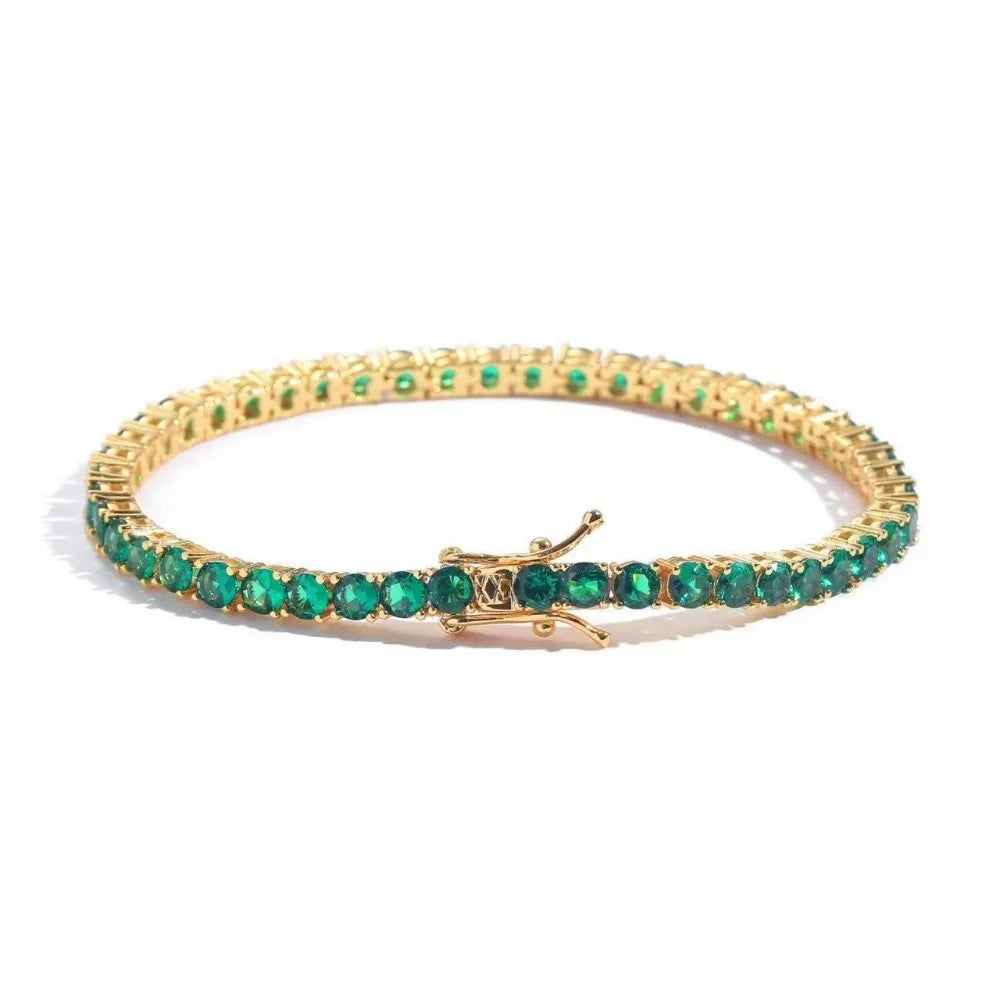 Waterproof Colorful Rhinestone Crystal Bangle Bracelet Rhinestone Bangle Bracelet PLUSH Style 7