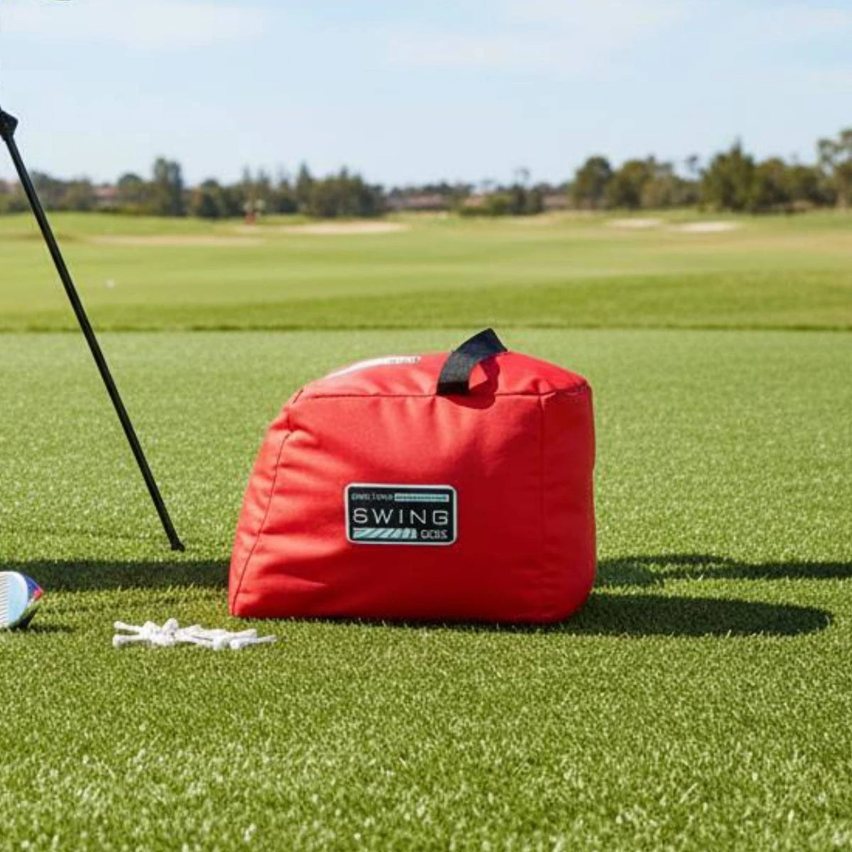 Unfilled Golf Swing Bag – Home Practice Contact Trainer Golf Swing Trainer PLUSH