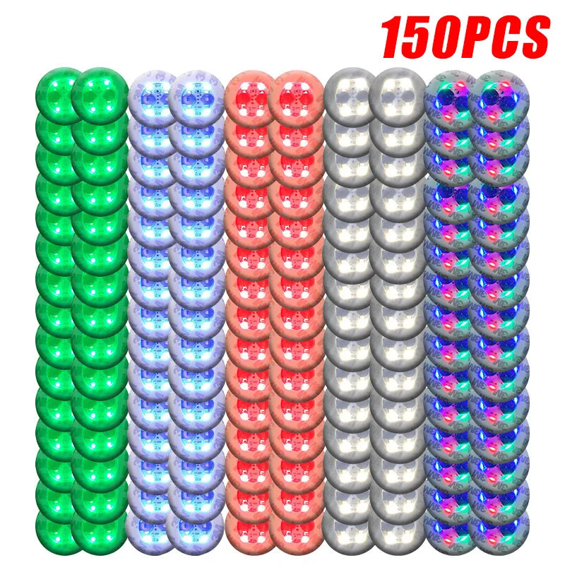 150pcs LED Luminous Coaster Stickers for Bar, Drinks & Bottles