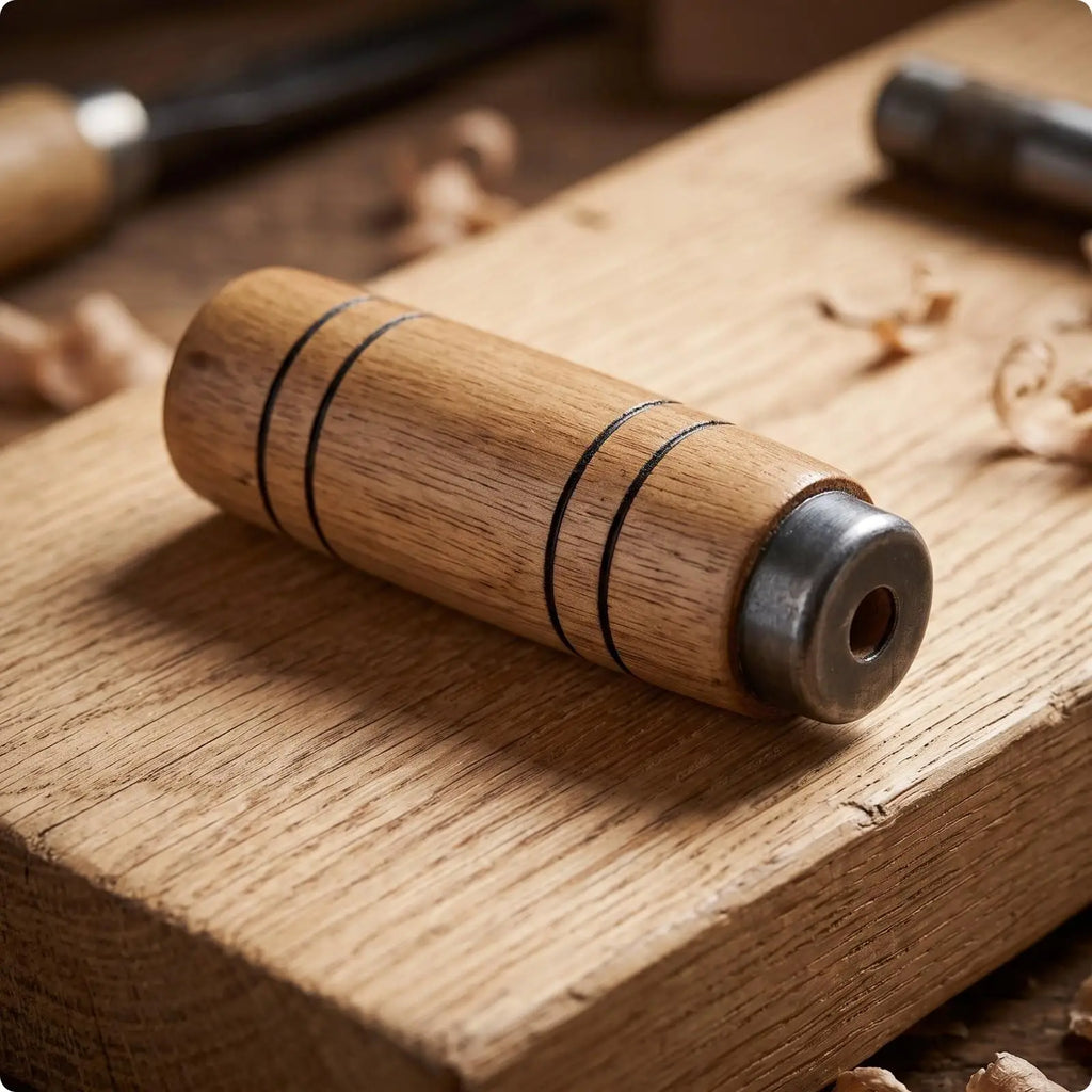 Southern Hardwood Knife Handle Replacement with Mounting Hole Knife Handle Replacement PLUSH