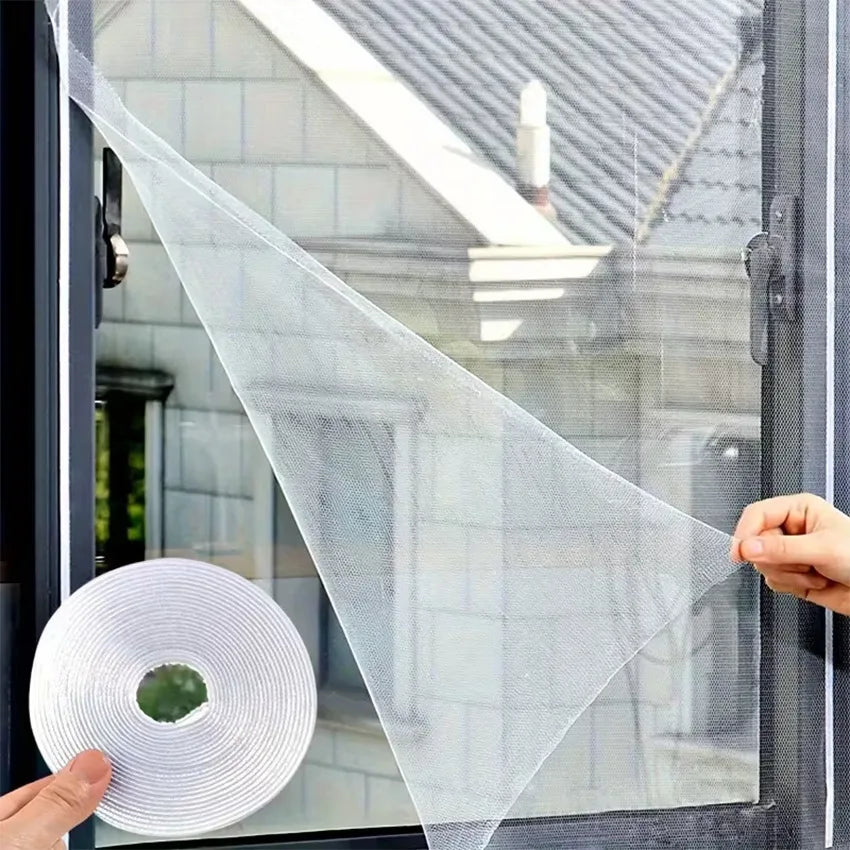 Self-Adhesive Window Mosquito Net – DIY Cut Insect Screen Window Insect Screen PLUSH