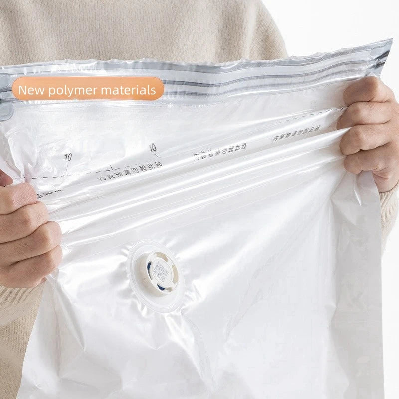 TAILI No-Pump Vacuum Storage Bags – Clothes & Blankets Vacuum Storage Bags PLUSH