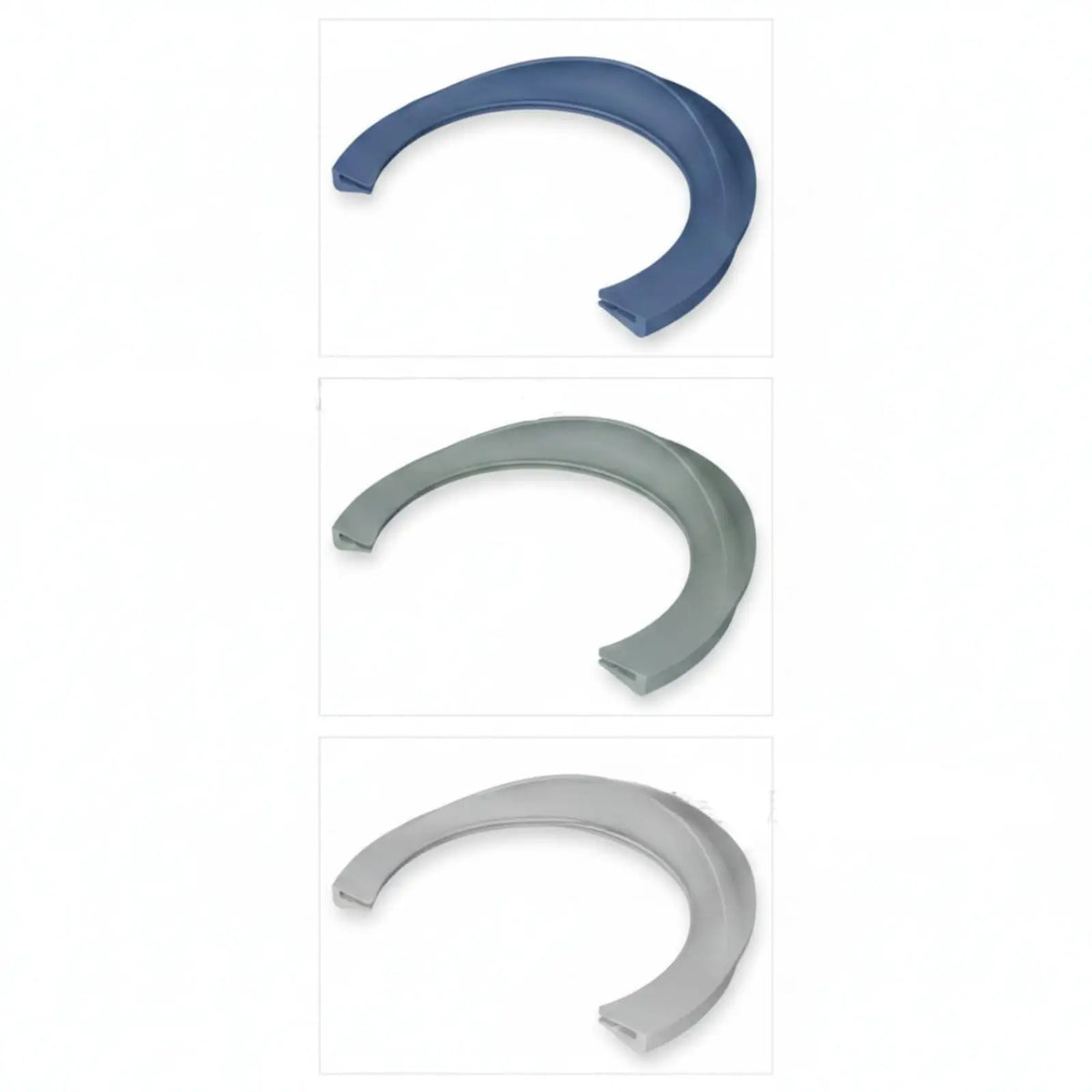 Silicone Plate Rim Guard – Anti-Spill Dining Eating Aid Dining Eating Aid PLUSH Blue