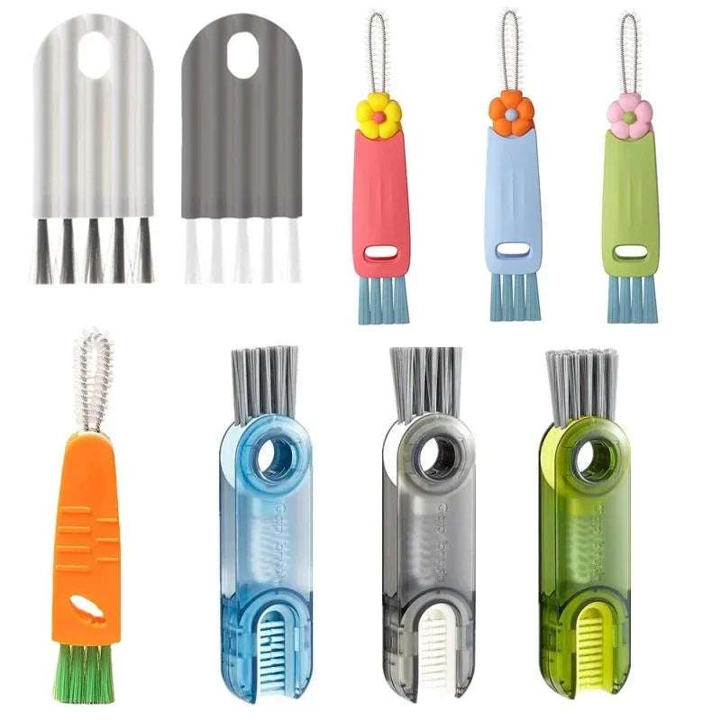3-in-1 Rotatable Cup Cleaning Brush – Bottle & Gap Scrubber Cup Cleaning Brush PLUSH