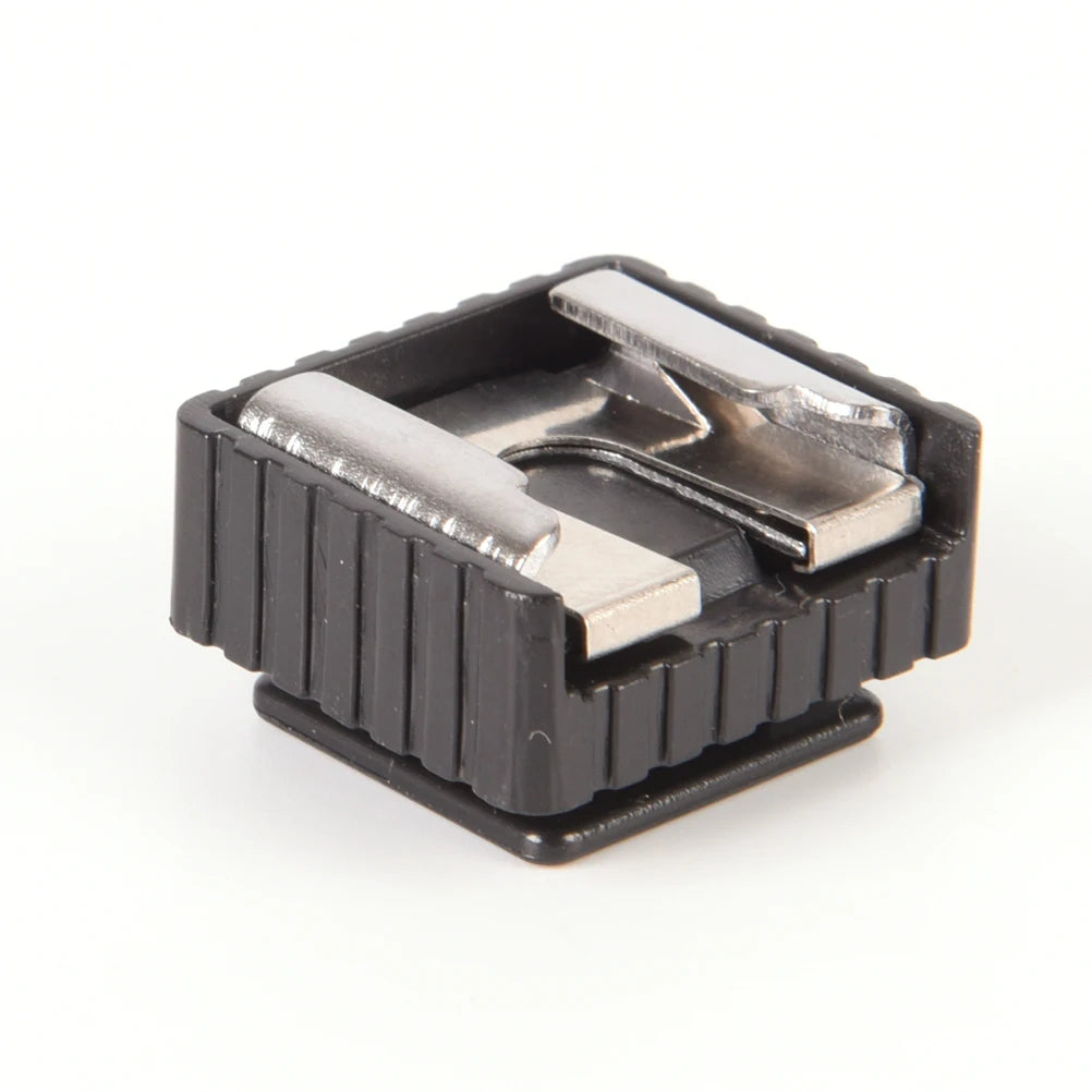 Metal Flash Hot Shoe to 1/4" Screw Tripod Mount Adapter DSLR Camera Mount Adapter PLUSH