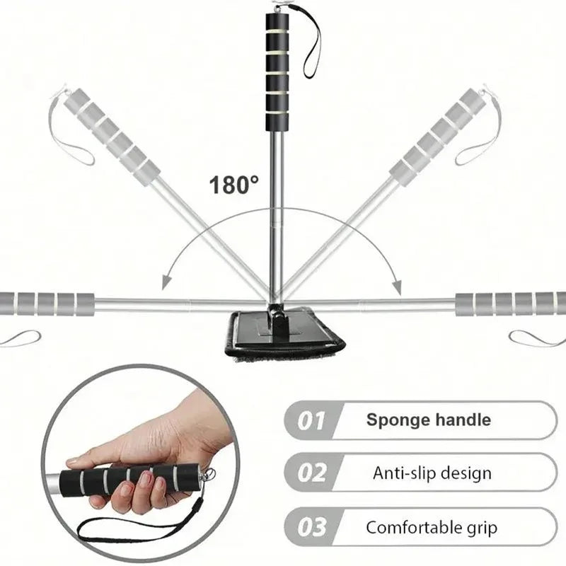 Telescopic Car Windshield Wiper & Window Cleaning Tool Auto Window Cleaner PLUSH