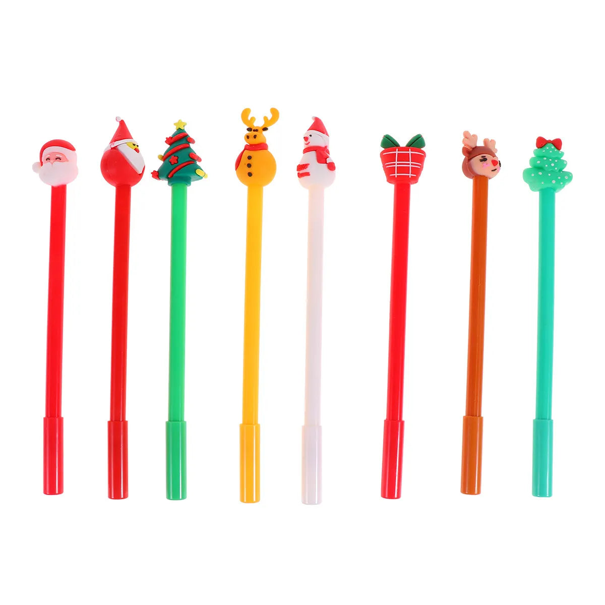 24pcs Christmas Cartoon Gel Pens – Fine Tip for Kids & Students Novelty Gel Pens PLUSH