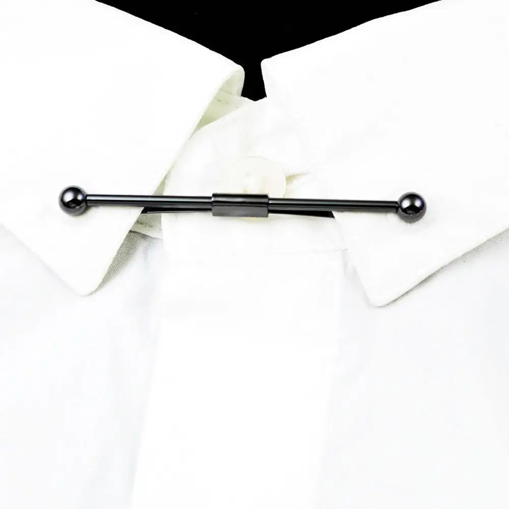 Alloy Cross Tassel Collar Clip Tie Bar for Men & Women Collar Clip PLUSH