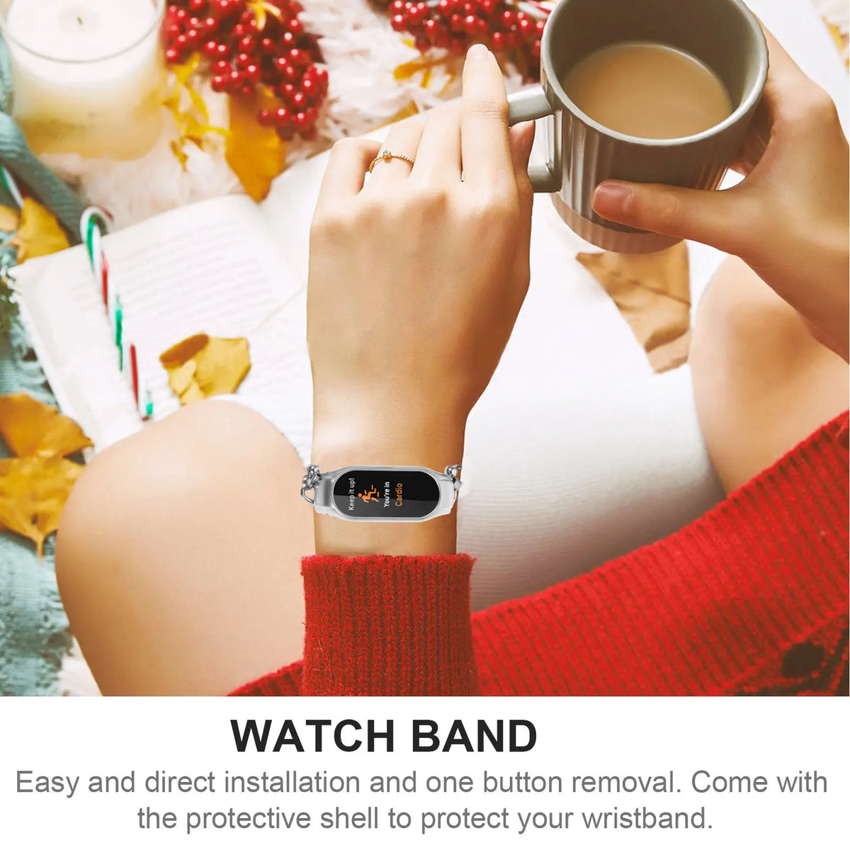 Adjustable Stainless Steel Watch Band – Metal Replacement Strap Metal Watch Band PLUSH