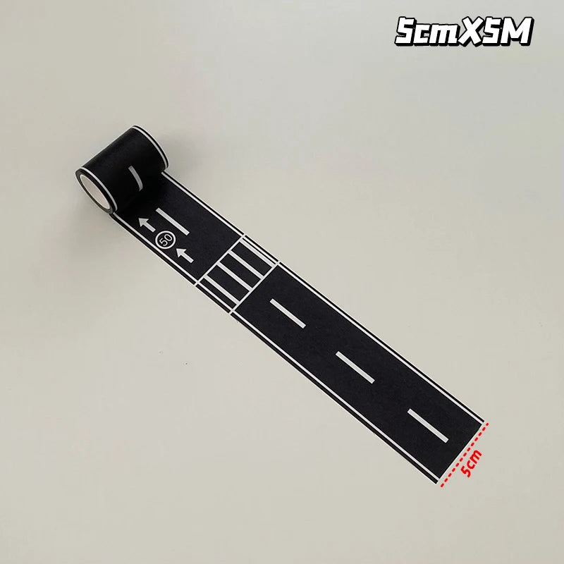 Reusable Cartoon Road Track Tape – Racing Party Decor Road Track Tape PLUSH A7
