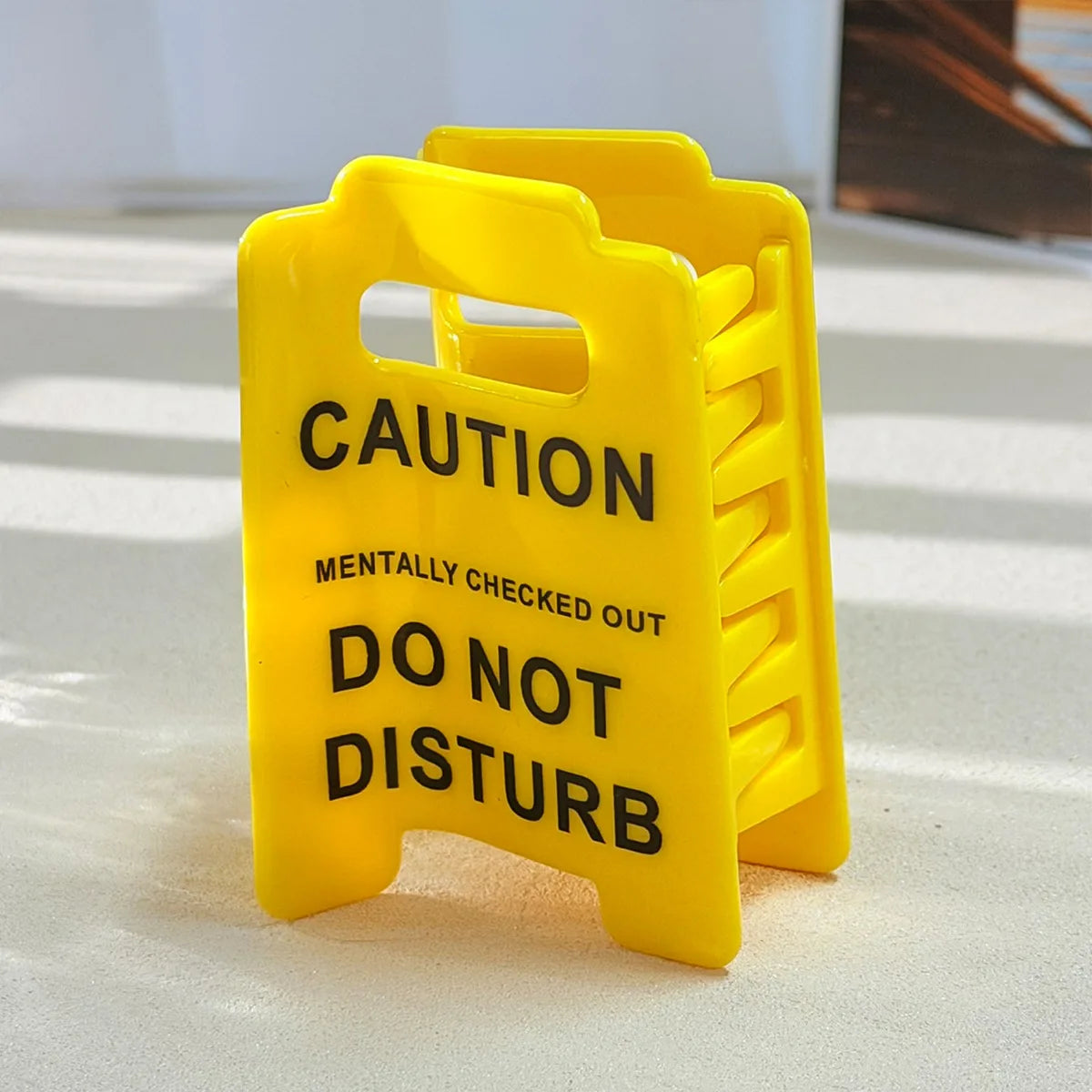 Warning Sign Hair Claw Clip – Novelty Updo Ponytail Holder Novelty Hair Clip PLUSH Yellow 40PCS