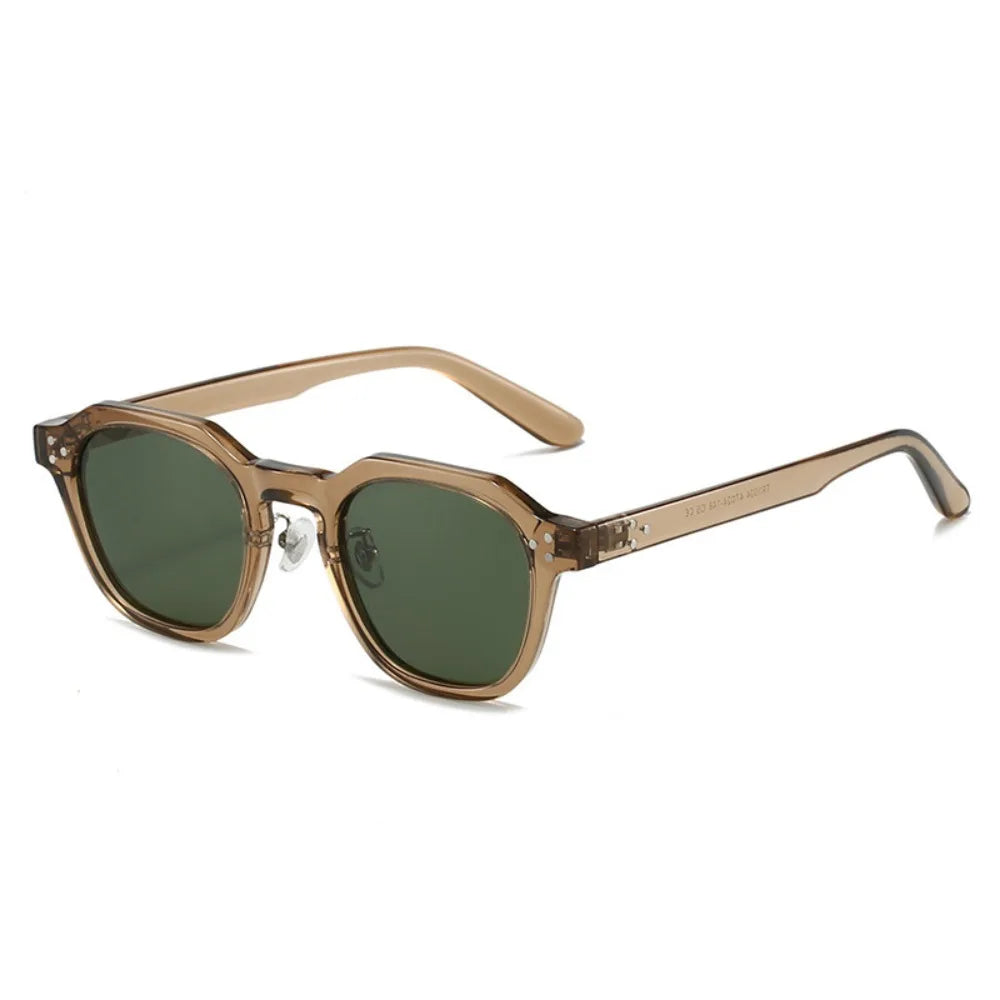 Retro Polygon Square Sunglasses – Lightweight Fashion Eyewear Fashion Sunglasses PLUSH Style 4
