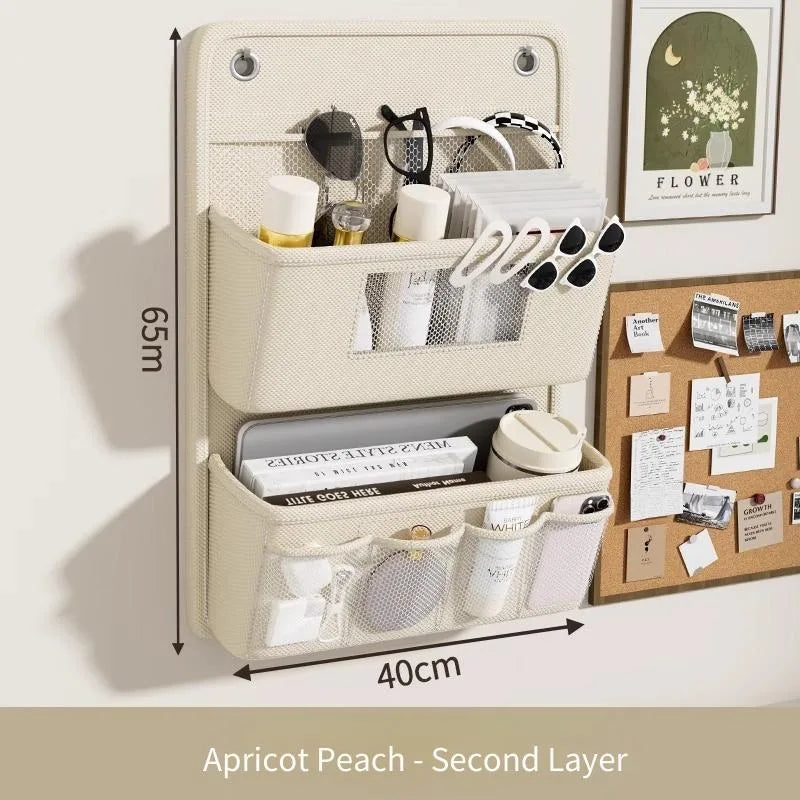 Hanging Bedside Storage Organizer – Oxford Fabric Wall Door Bag Hanging Storage Organizer PLUSH