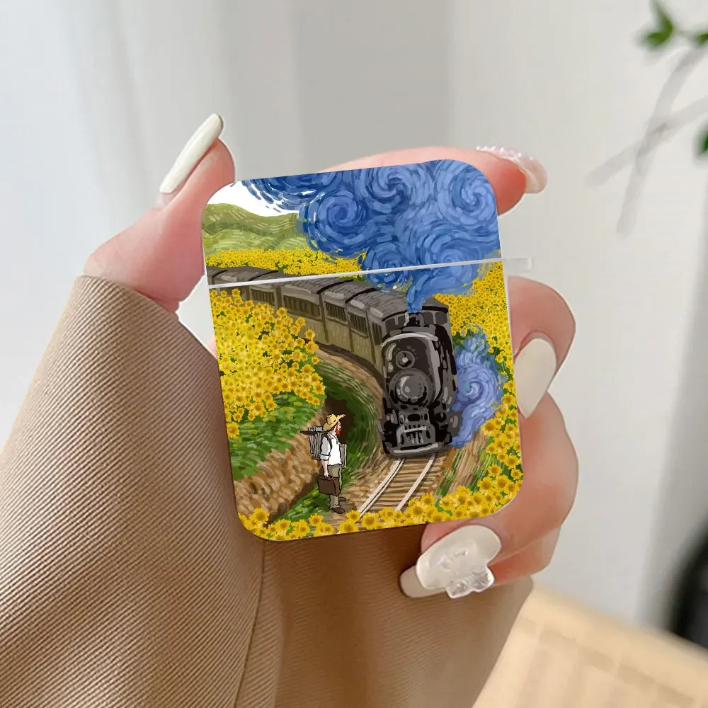 Van Gogh Art AirPods Case Cover – Fits All AirPods Models AirPods Case Cover PLUSH -4 for Airpods 4th
