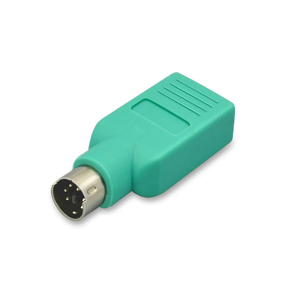 USB Female to PS/2 Male Adapter – Plug & Play, No Drivers USB PS/2 Adapter PLUSH