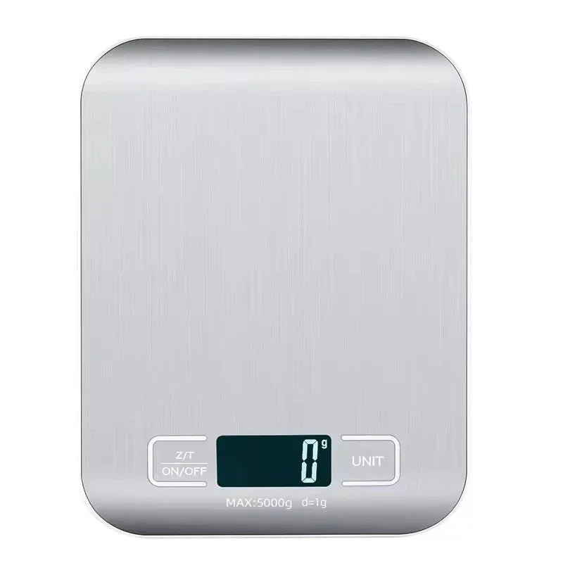 Digital Kitchen Scale 5kg/10kg | 1g Precision LED Display Digital Kitchen Scale PLUSH Kitchen Scale 5Kg