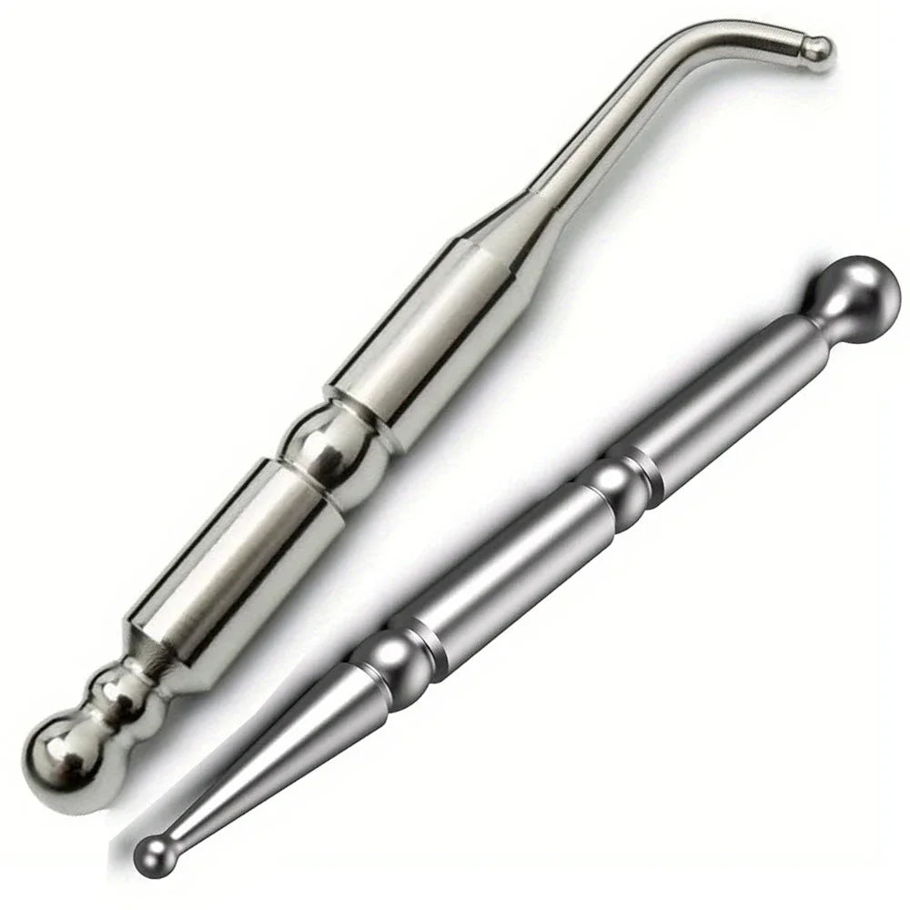 Stainless Steel Acupressure Massage Pen | Reflexology Tool Acupressure Massage Pen PLUSH