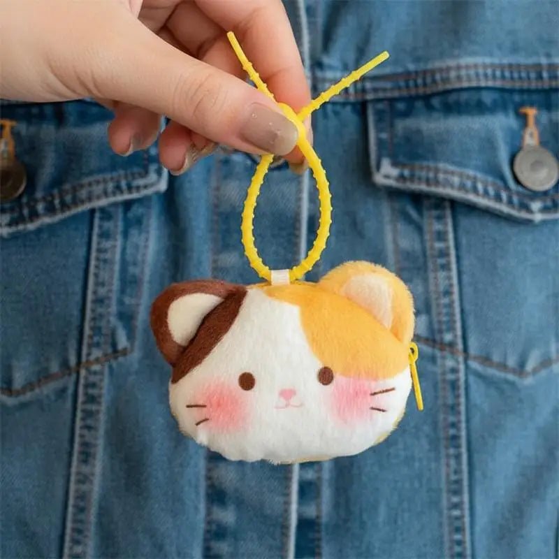 Kawaii Plush Coin Bag – Backpack Pendant & Keychain Pouch Plush Coin Pouch PLUSH