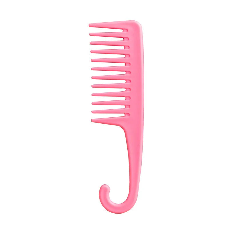 Anti-Static Wide Bending Comb for Wigs & Hair Styling Hair Styling Comb PLUSH Pink
