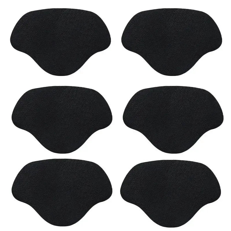 Suede Heel Repair Stickers – Self-Adhesive Shoe Patches 6/18pcs Shoe Repair Patches PLUSH Black-6PCS