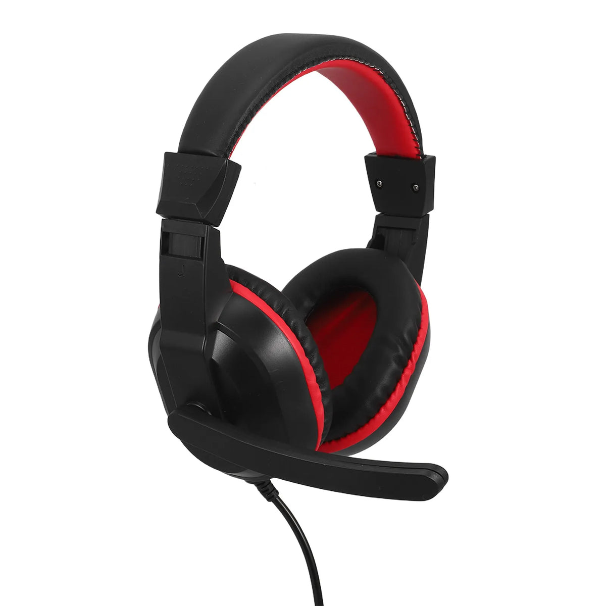 Foxnovo Over-Ear Wired Headset with Mic | Stereo Headphones Wired Headset PLUSH