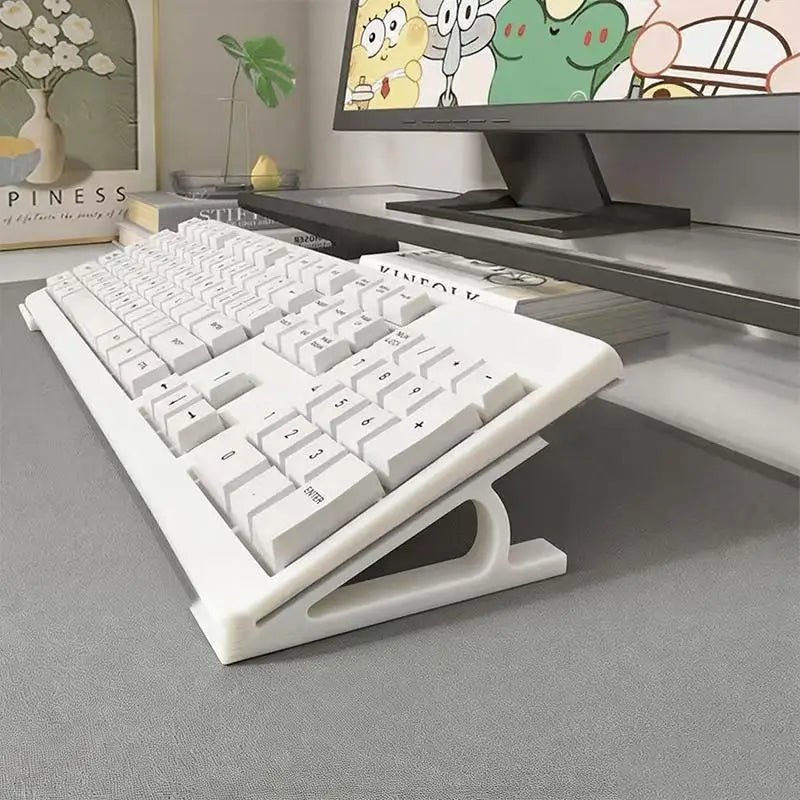 Keyboard Riser Stand Non-Slip Grip | Better Typing Angle Keyboard Riser Stand PLUSH