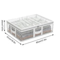 Under Bed Storage Bag 80x47x20cm – Foldable Clothes Organizer Under Bed Storage Bag PLUSH 1PC