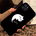 Cute Black Cat iPhone Case – iPhone 7 to 15 Pro Max Cover Phone Case PLUSH style 8 For iPhone 14ProMax