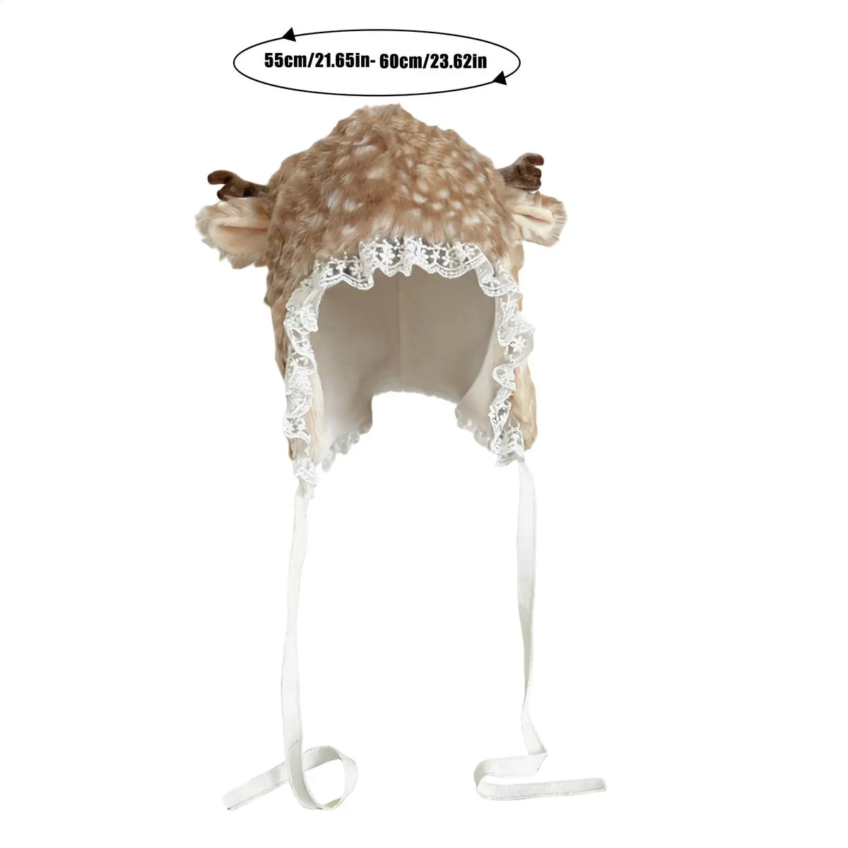 Plush Reindeer Hat & Leg Warmers – Winter Costume Accessory Costume Hat & Legwarmers PLUSH