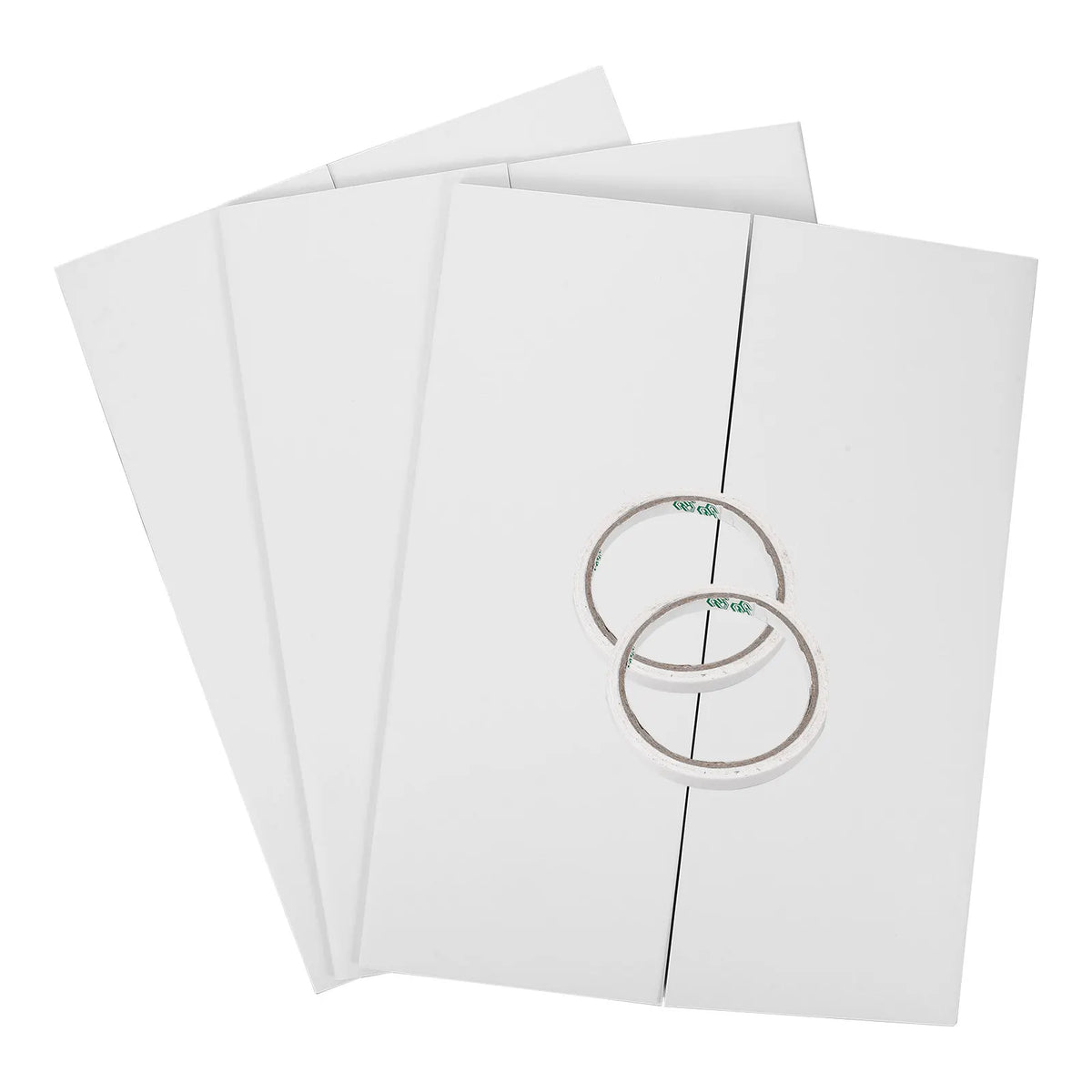White Trifold Presentation Board Set – Foldable Display Board Trifold Display Board PLUSH Default Title