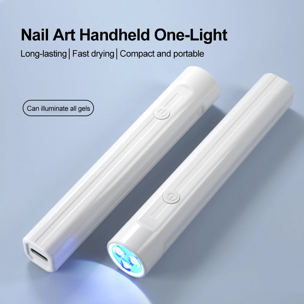Portable Mini LED Nail Lamp – USB Gel Polish Dryer Pen LED Nail Lamp PLUSH