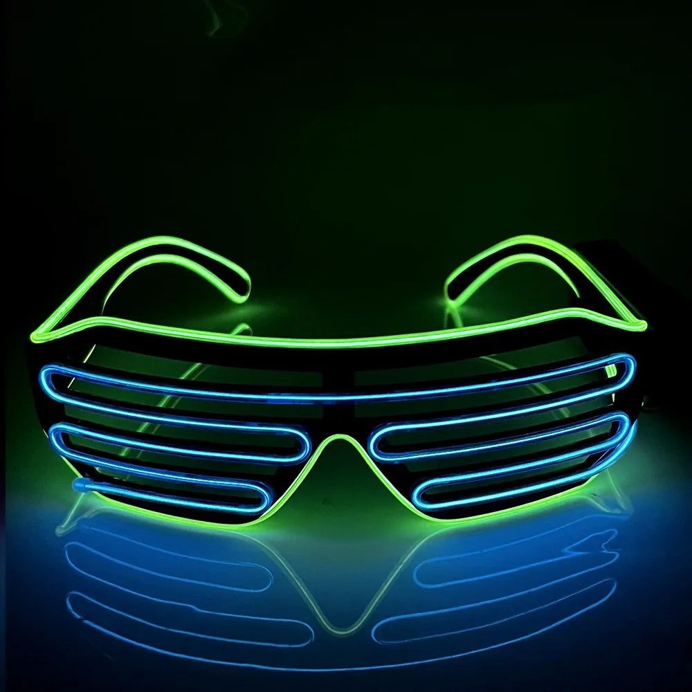 LED Glowing Glasses – Colorful Light-Up Party Glasses LED Party Glasses PLUSH Style 10