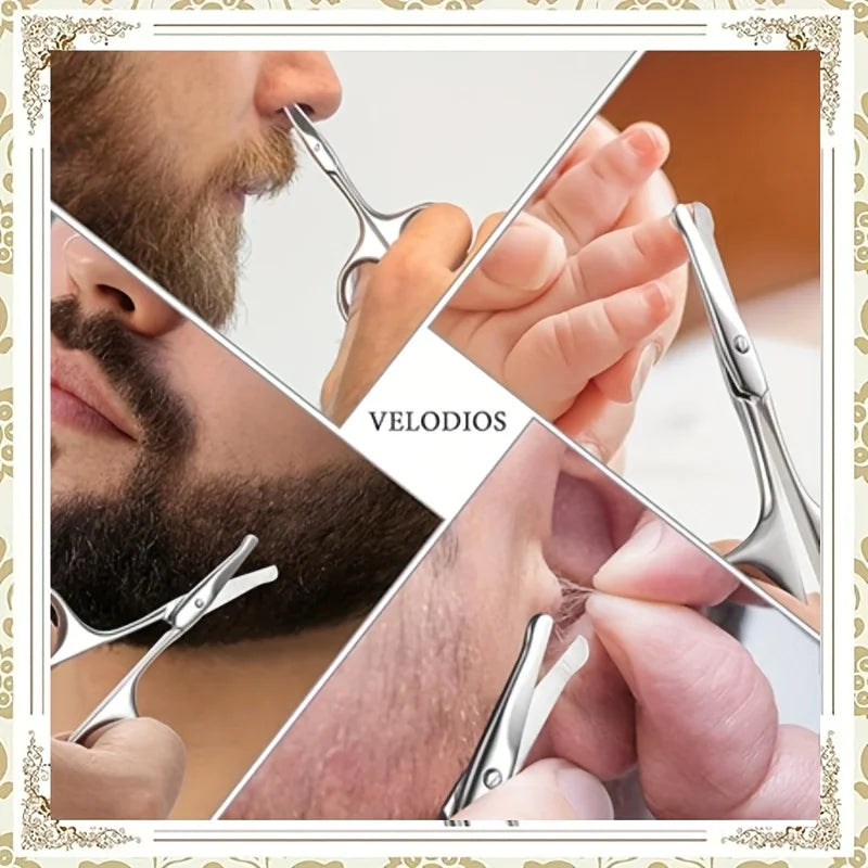 Rounded Tip Grooming Scissors – Eyebrow, Nose & Beard Trim Grooming Scissors PLUSH