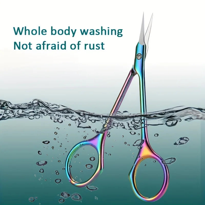 Stainless Steel Cuticle Scissors – Nail Care & Manicure Tool Cuticle Scissors PLUSH