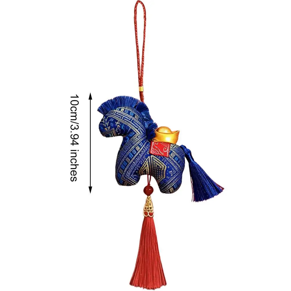 Year of the Horse Plush Pendant – Lunar New Year Charm Plush Pendant Charm PLUSH Blue 1PC