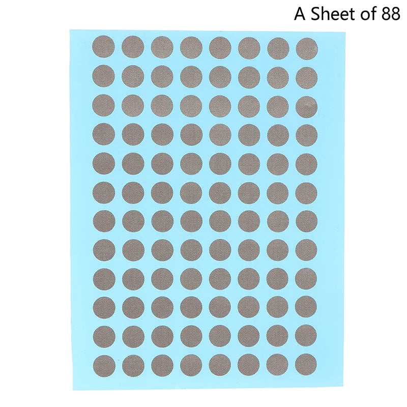 Conductive Silicone Button Repair Patches – 88pcs for PS4 Controller Repair Kit PLUSH White