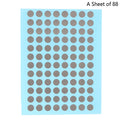 Conductive Silicone Button Repair Patches – 88pcs for PS4 Controller Repair Kit PLUSH White