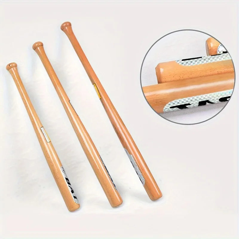 Beech Wood Baseball Bat – Lightweight Adult Practice Bat 4 Sizes Wood Baseball Bat PLUSH