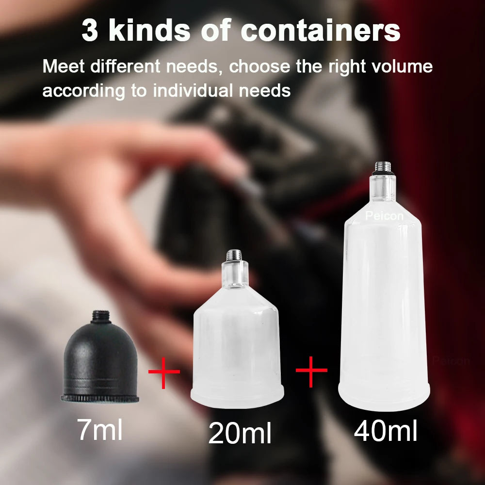 Portable Airbrush Kit with Compressor | 0.3mm Mini Spray Gun Airbrush Spray Kit PLUSH