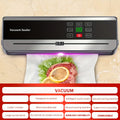 Portable Wireless Vacuum Food Sealer – Auto Mode & Digital Display Vacuum Food Sealer PLUSH C1 and 10 vacuum bag USB Type-C
