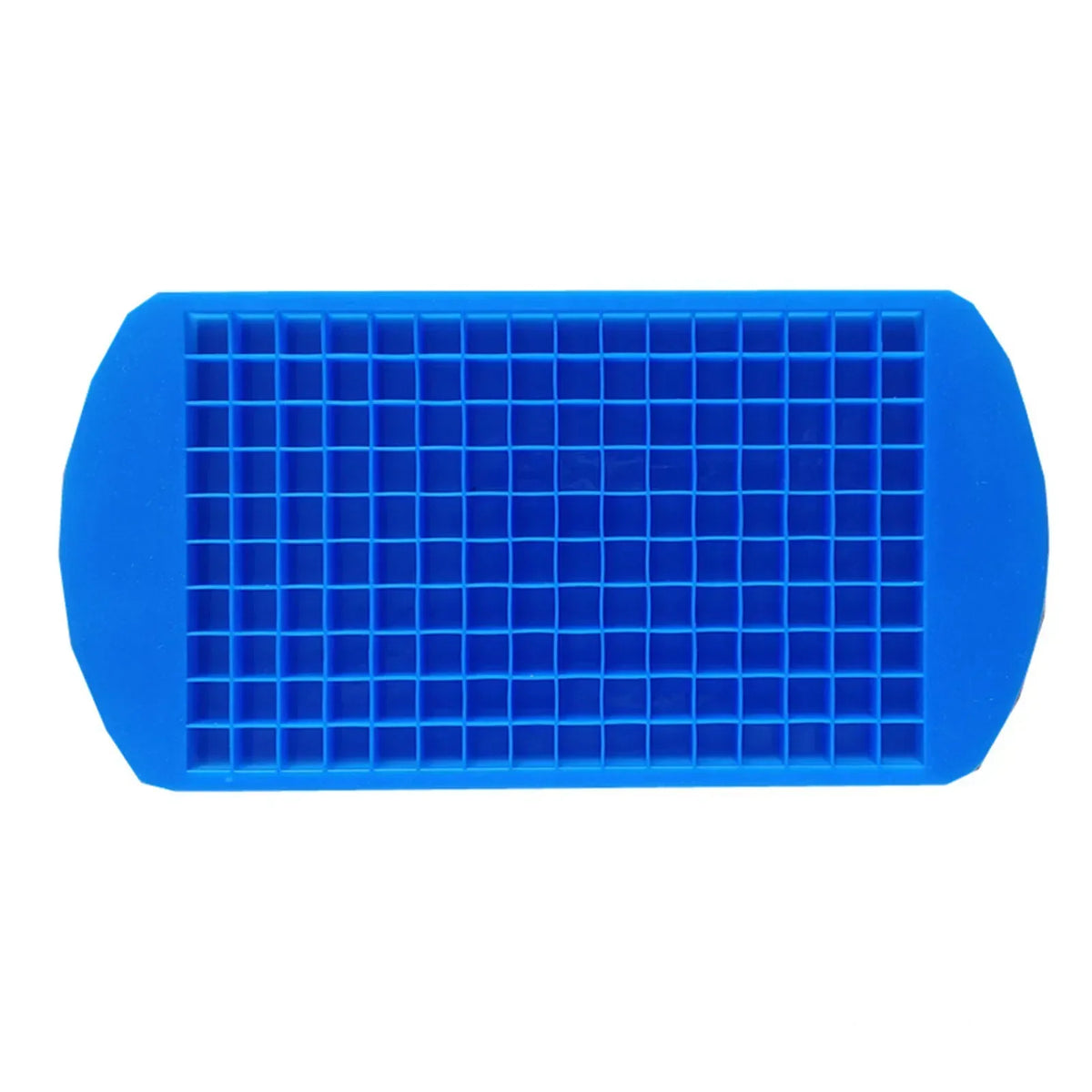 Silicone Mini Ice Cube Trays – 160 Tiny 1cm Stackable Molds Ice Cube Tray PLUSH 160Grid-Blue 5PCS