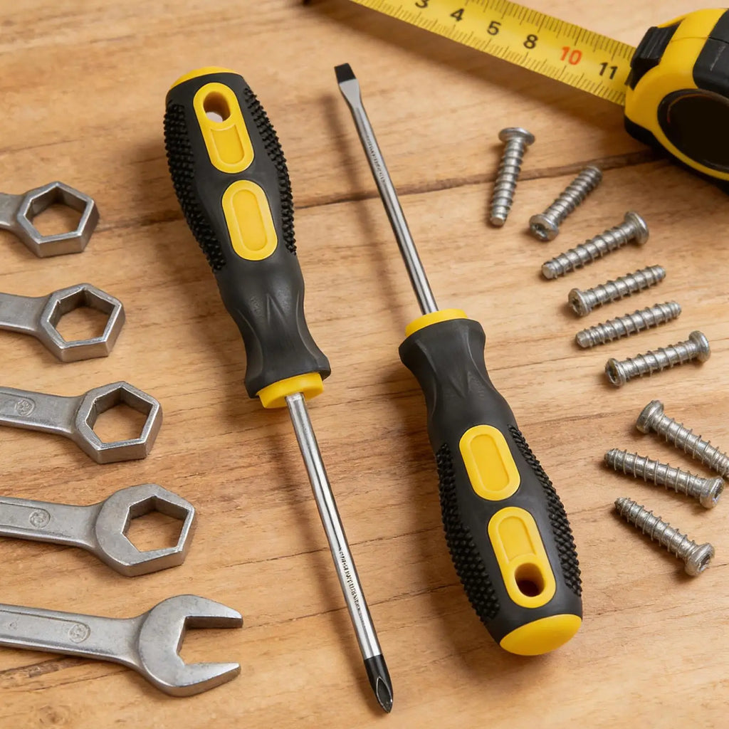 2-Piece Magnetic Screwdriver Set – Phillips & Flat Head Screwdriver Set PLUSH