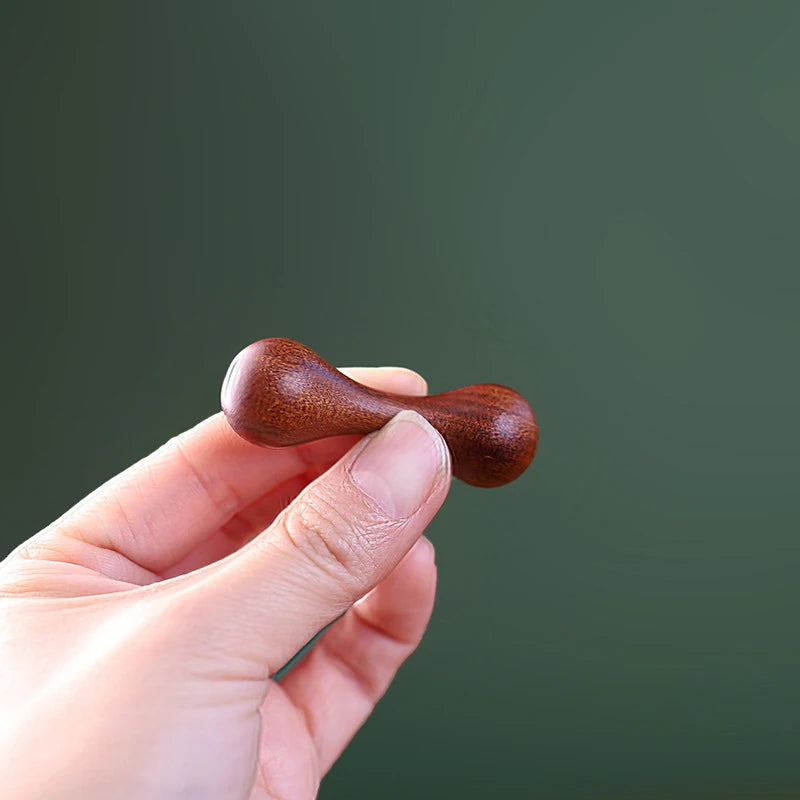Sandalwood Fingertip Begleri Bead – Knucklebone Fidget Toy Wooden Fidget Toy PLUSH