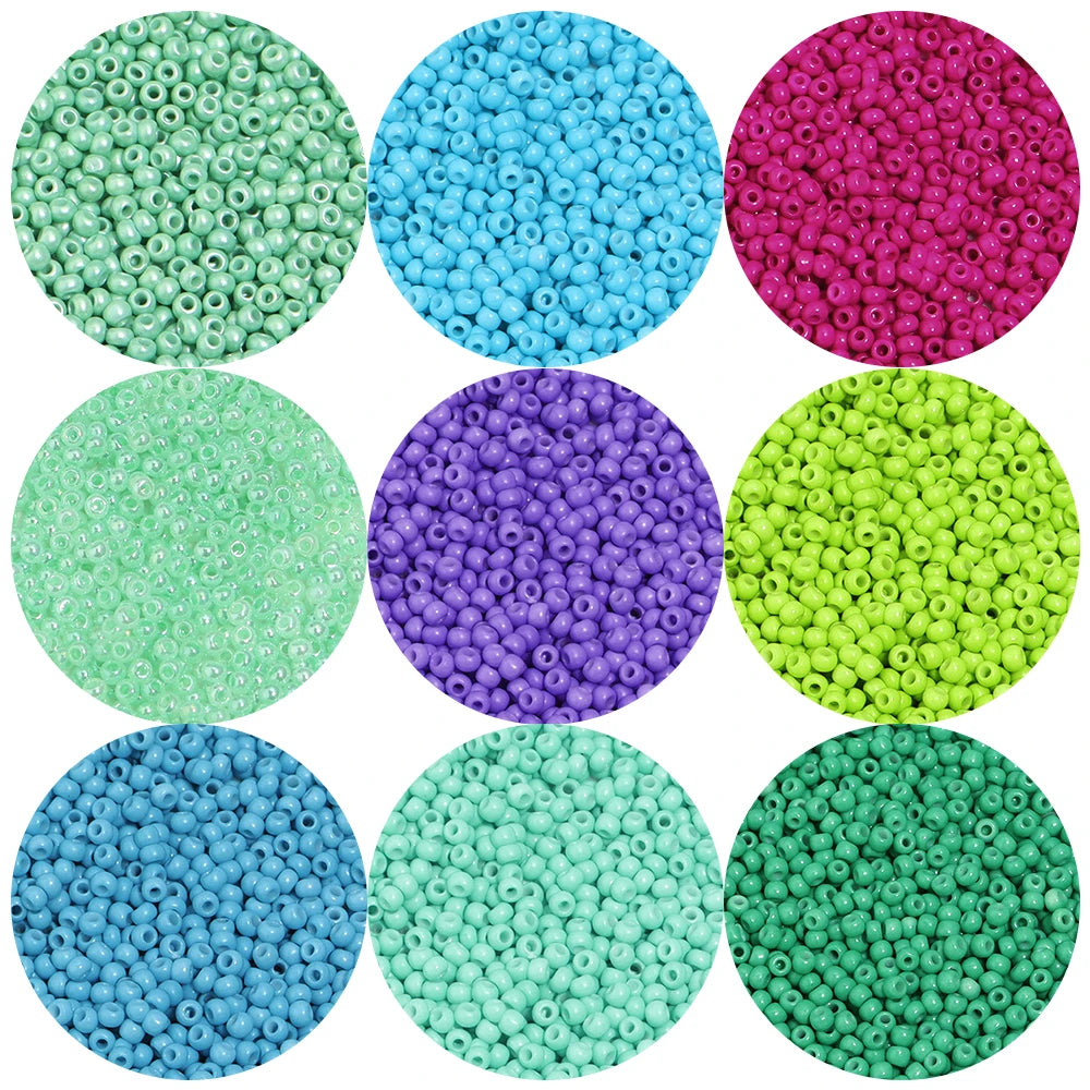 2mm Czech Glass Seed Beads 10g – DIY Jewelry Spacer Beads Glass Seed Beads PLUSH