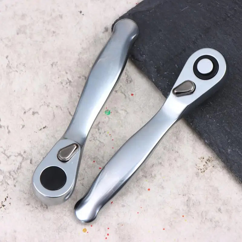 1/4" Drive 72-Tooth Mini Ratchet Wrench | Quick Release Tool Ratchet Wrench PLUSH