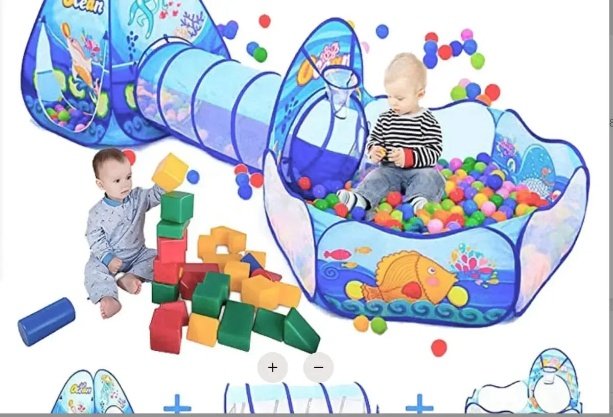 Kids Foldable Castle Play Tent – Toddler Indoor Outdoor Playhouse Kids Play Tent PLUSH only tent