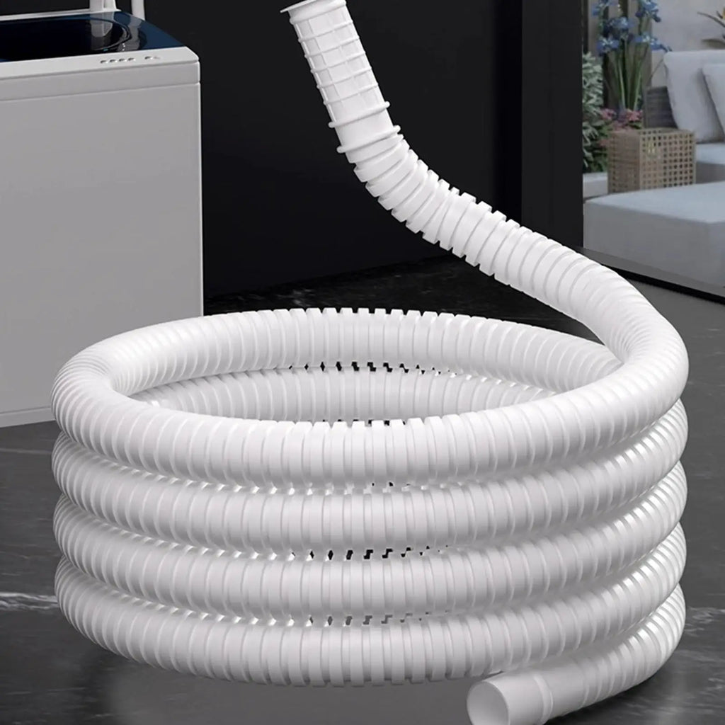 AC Drain Hose Thickened PE Corrugated Extension Drainpipe AC Drain Hose PLUSH